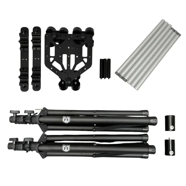 DEV 4 Dolly Kit with 2x SPS 100 Dolly Adapter Stands Glide Gear