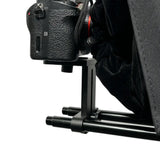Glide Gear TMP 500 - 15mm Rail Video Camera Tripod Teleprompter With Protective Travel Case - Koncept Innovators, LLC