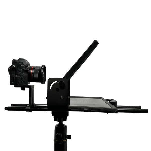 Glide Gear TMP 500 - 15mm Rail Video Camera Tripod Teleprompter With Protective Travel Case - Koncept Innovators, LLC