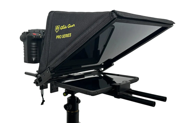 Glide Gear TMP 750 Professional Tablet Teleprompter Combo Kit with GG 665 Fluid Head Heavy-Duty Tripod Glide Gear