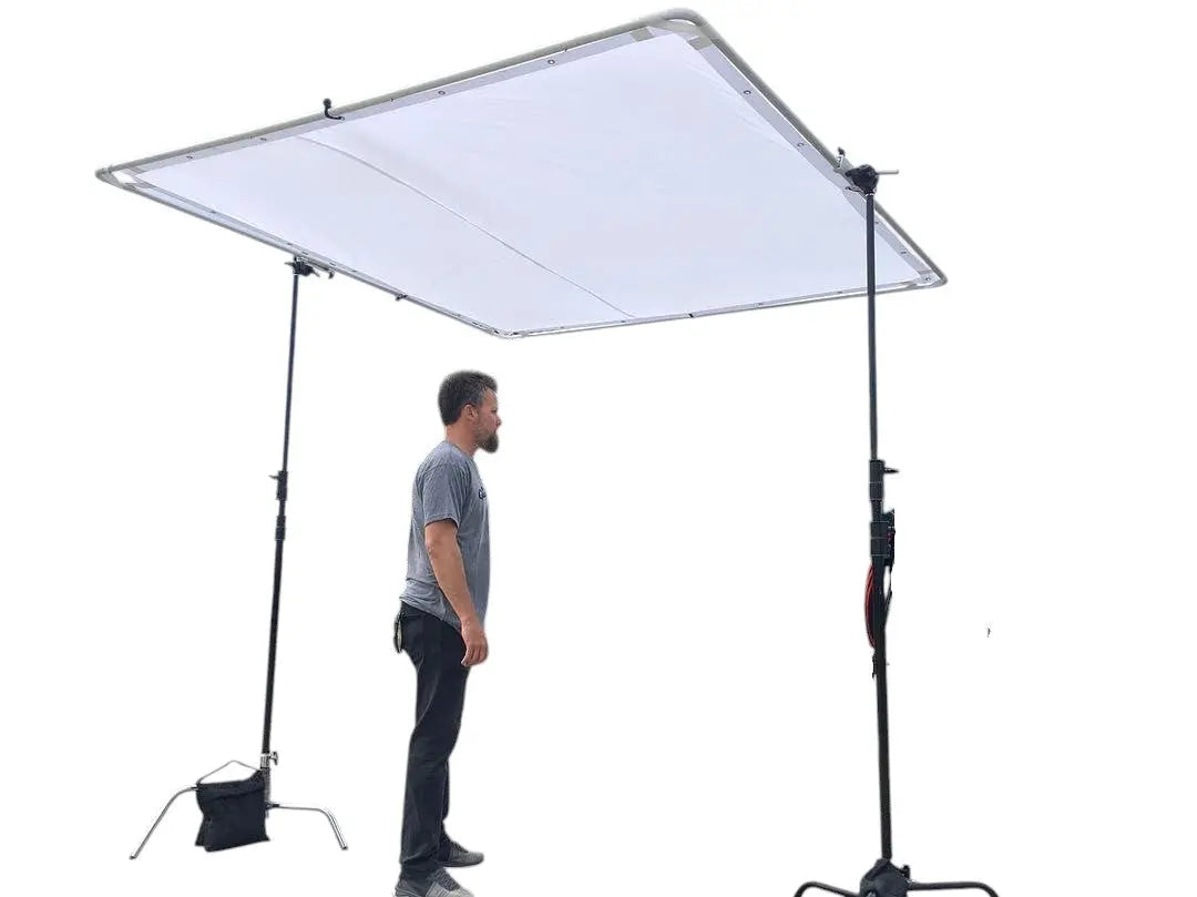 BFS 100 Butterfly Scrim Frame 3 in 1 Silk Scrim Diffuser 4x4 / 6x6 / 8x8 Glide Gear