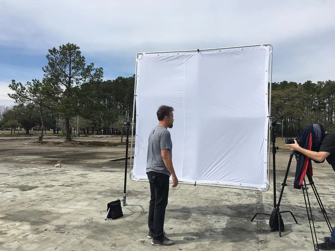 BFS 100 Butterfly Scrim Frame 3 in 1 Silk Scrim Diffuser 4x4 / 6x6 / 8x8 Glide Gear