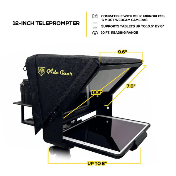 TMP 100 Tablet & Smartphone Teleprompter glidegear