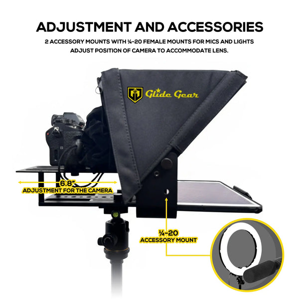 glide gear tmp100 Glide Gear TMP 100 Tablet & Smartphone Teleprompter