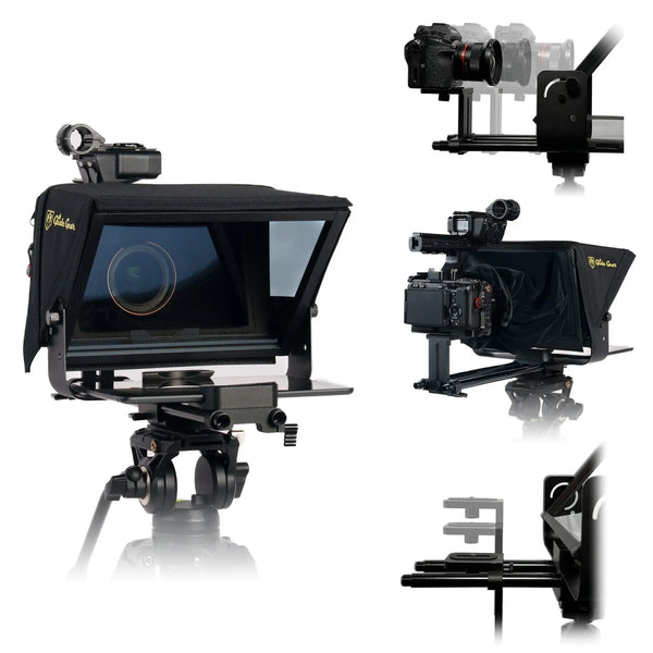 TMP 500 15mm Rail Teleprompter With Protective Travel Case glidegear