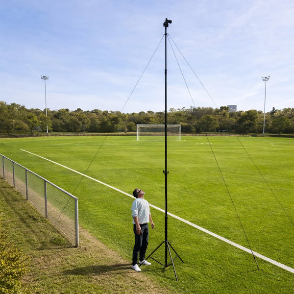 TST 20 - Sky High 20 Foot Video Camera Sports Tripod Stand w/ Stabilization Kit Glide Gear