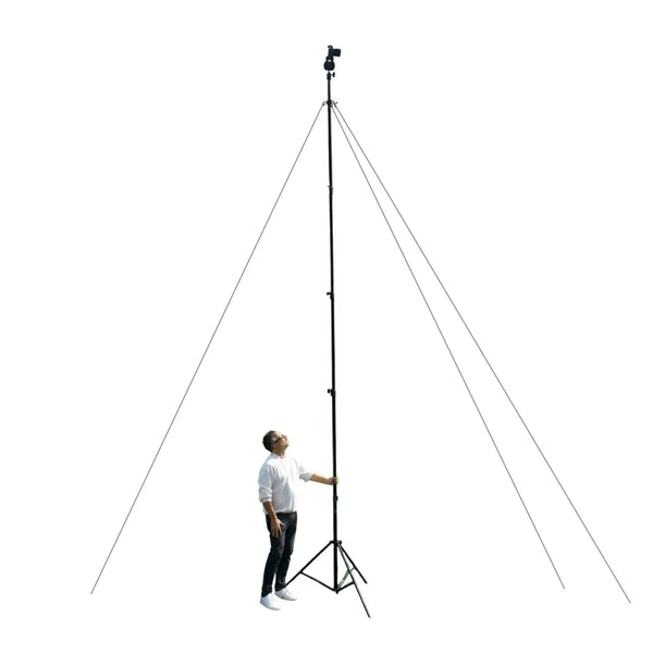 TST 20 - Sky High 20 Foot Video Camera Sports Tripod Stand w/ Stabilization Kit Glide Gear