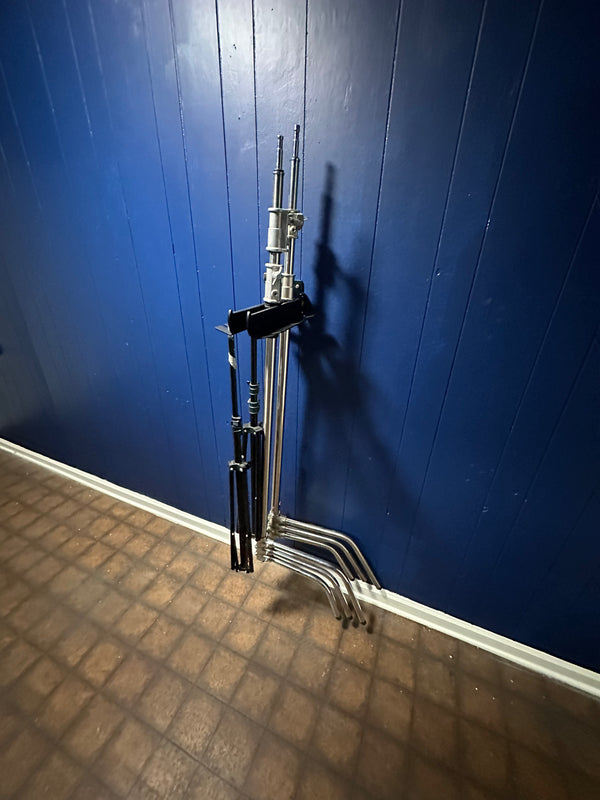 LSH 50 - Wall Mount Storage Studio Equipment Light C-Stand Hanger Organizer Glide Gear