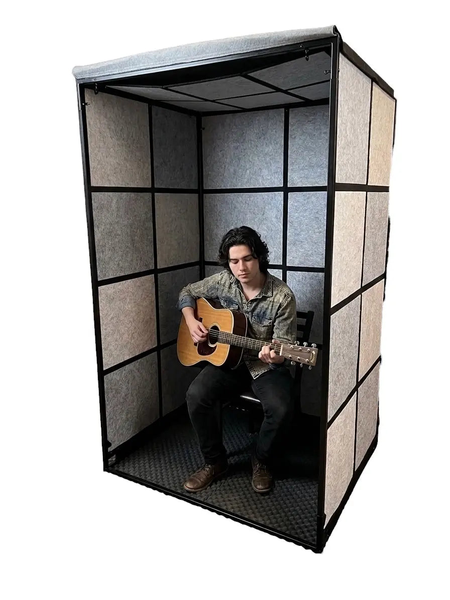 Glide Gear 4x4 Vocal Isolation Recording Sound Booth Koncept Innovators, LLC