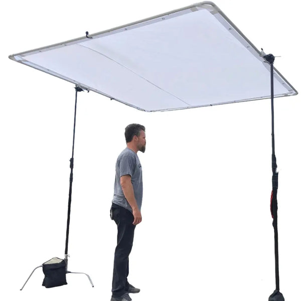 Glide Gear BFS 100 Butterfly Scrim Photography Video Butterfly Frame 3 in 1 Silk Scrim Diffuser 4x4 / 6x6 / 8x8 Glide Gear