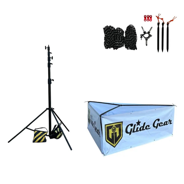 Glide Gear Aluminum Clip-In Easy Assembly Banner Display Mount for Trade Shows and Conventions with TST 20 20-foot Tall Tripod Mounting Kit Glide Gear