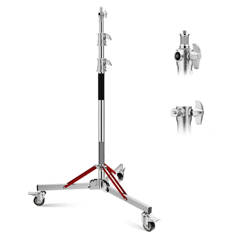 LW 50 - Heavy Duty Light Stand with Wheels Glide Gear