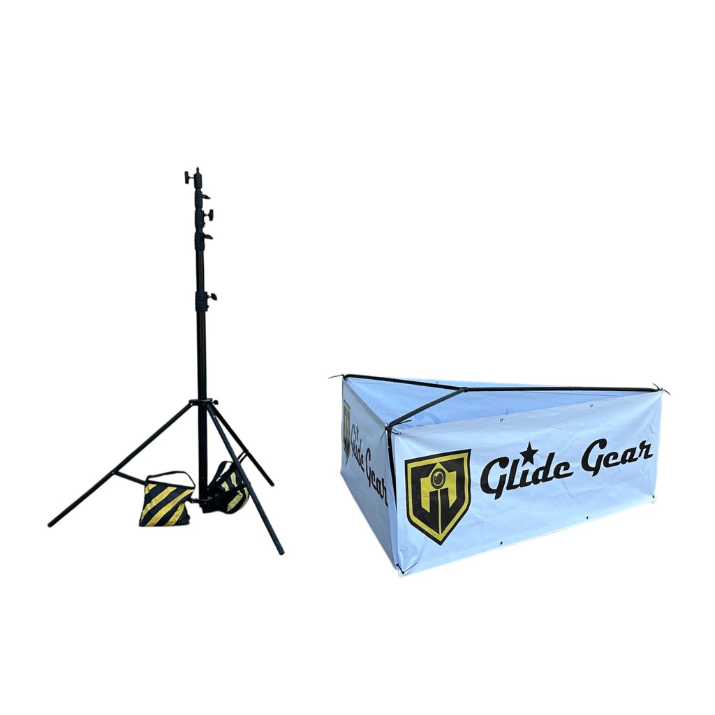 Glide Gear Aluminum Clip-In Easy Assembly Banner Display Mount for Trade Shows and Conventions with TST 20 20-foot Tall Tripod Mounting Kit Glide Gear