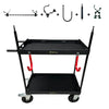 Glide Gear VEC 100 - 2-Tier Video Production Cart Koncept Innovators, LLC