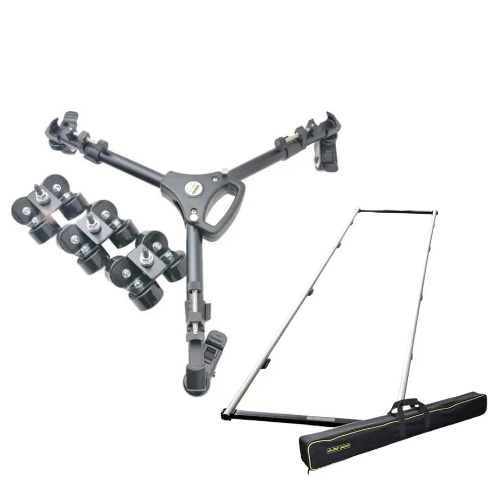 Glide Gear SYL 960 Camera Tripod/Track Dolly & SYL 101 Dolly Track Combo Pack
