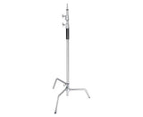 Glide Gear Professional Heavy-Duty Metal Adjustable C-Stand 4.75 to 10.5 Ft