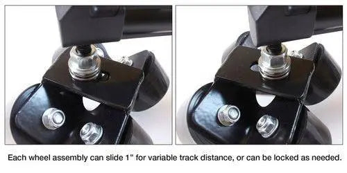Glide Gear GW 100 - Dolly Track Swivel Wheels - Koncept Innovators, LLC